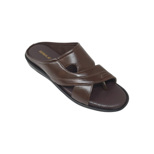 C-3501-270 Brown Mens Slippers & Flip Flops