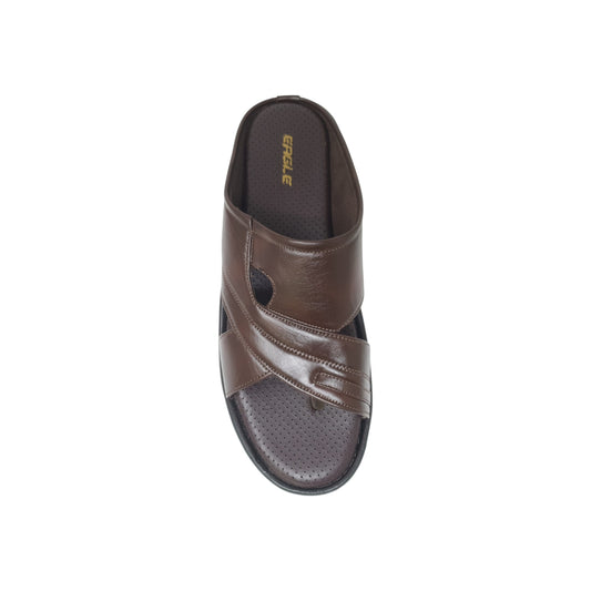 C-3501-270 Brown Mens Slippers & Flip Flops
