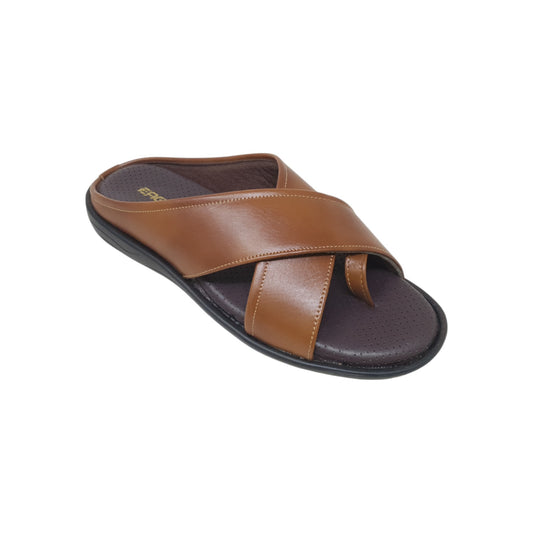 C-3505-109 Tan Mens Slippers & Flip Flops