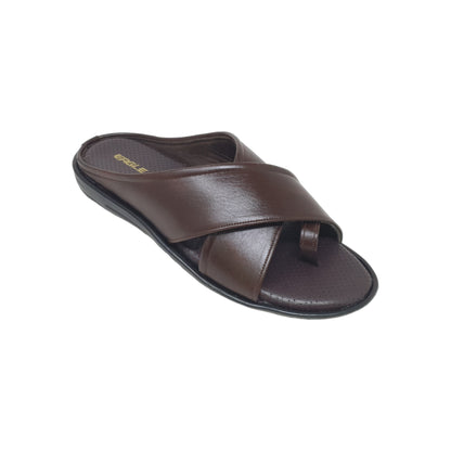 C-3505-270 Brown Mens Slippers & Flip Flops