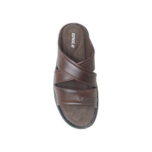C-3566-357 Brown Mens Slippers & Flip Flops