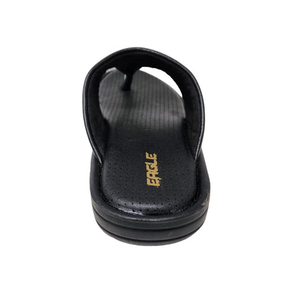 C-3591-108 Black Mens Slippers & Flip Flops
