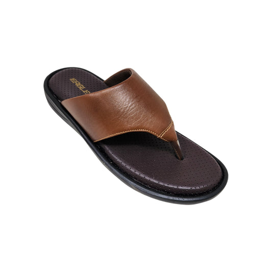 C-3591-108 Tan Mens Slippers & Flip Flops