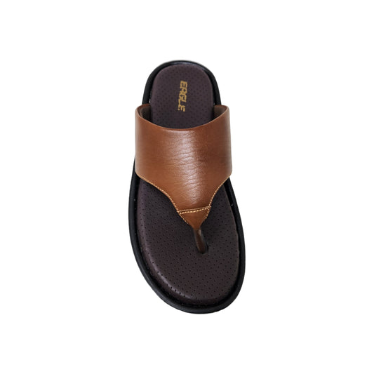 C-3591-108 Tan Mens Slippers & Flip Flops