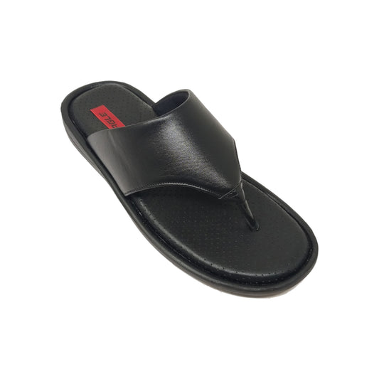 C-3591-111 Black Mens Slippers & Flip Flops