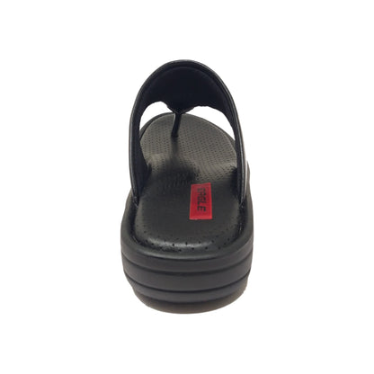 C-3591-111 Black Mens Slippers & Flip Flops
