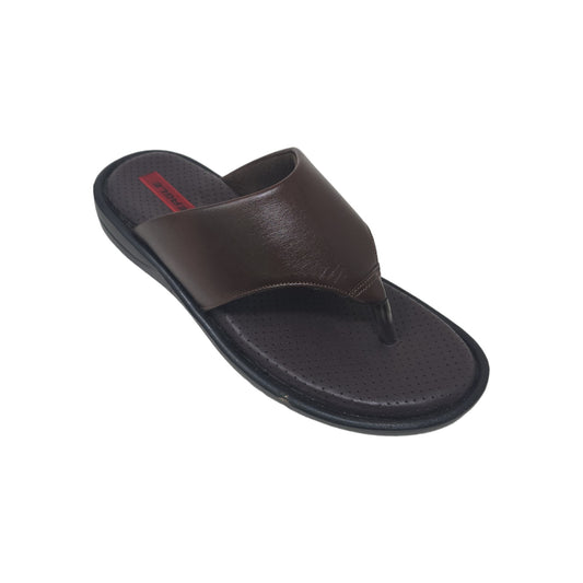 C-3591-111 Brown Mens Slippers & Flip Flops