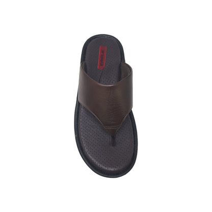 C-3591-111 Brown Mens Slippers & Flip Flops
