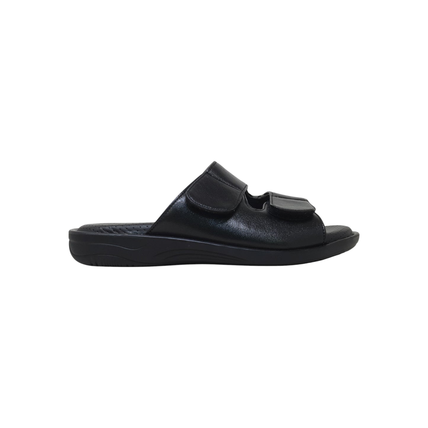 C-3600-108 Black Mens Slippers & Flip Flops