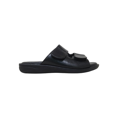 C-3600-108 Black Mens Slippers & Flip Flops