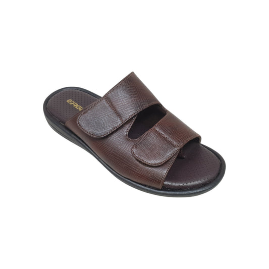 C-3600-108 Brown Mens Slippers & Flip Flops