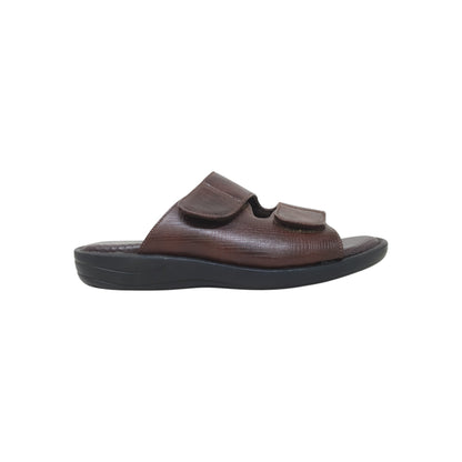 C-3600-108 Brown Mens Slippers & Flip Flops