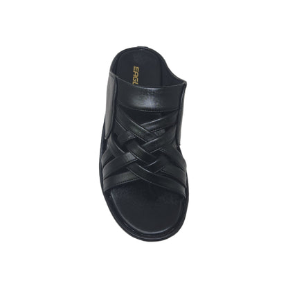 C-3608-269 Black Mens Slippers & Flip Flops