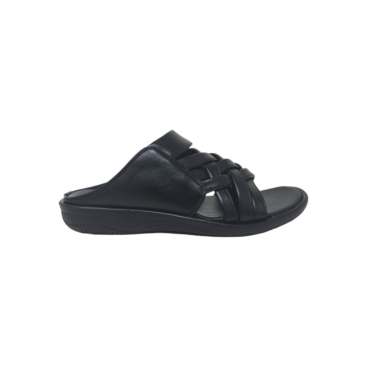 C-3608-269 Black Mens Slippers & Flip Flops