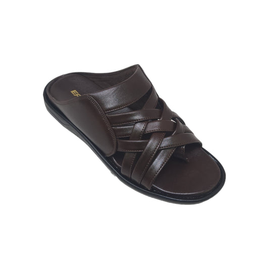 C-3608-269 Brown Mens Slippers & Flip Flops