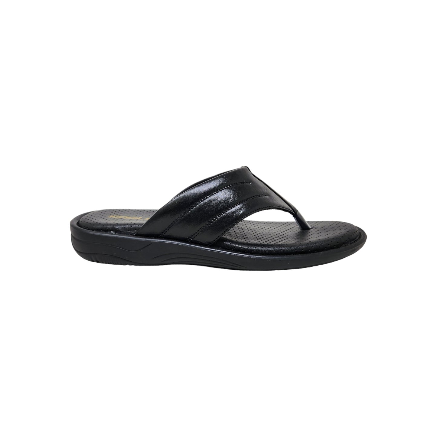 C-3744-108 Black Mens Slippers & Flip Flops