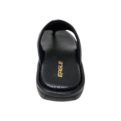 C-3744-108 Black Mens Slippers & Flip Flops