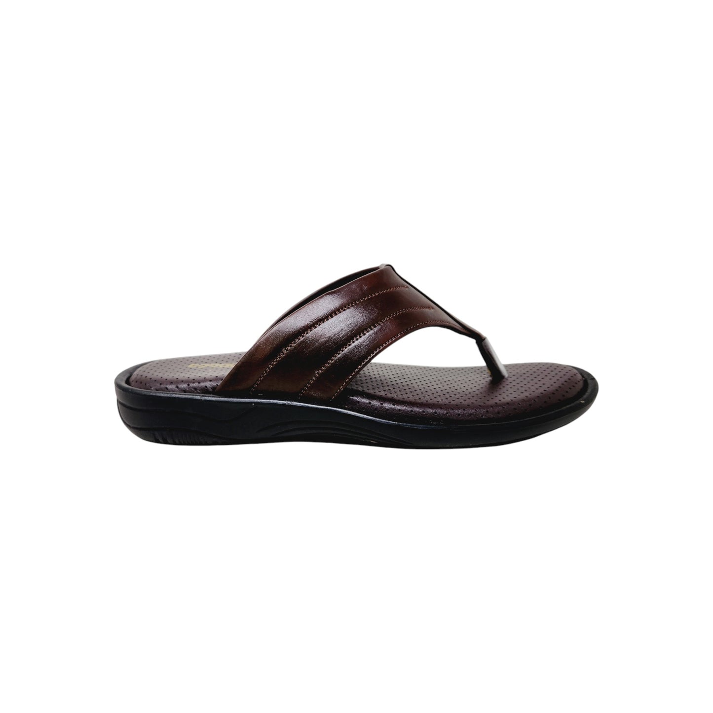 C-3744-108 Brown Mens Slippers & Flip Flops