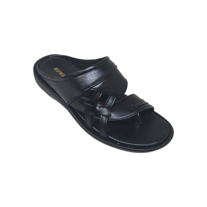 C-3785-269 Black Mens Slippers & Flip Flops