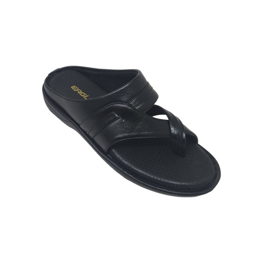 C-3790-109 Black Mens Slippers & Flip Flops
