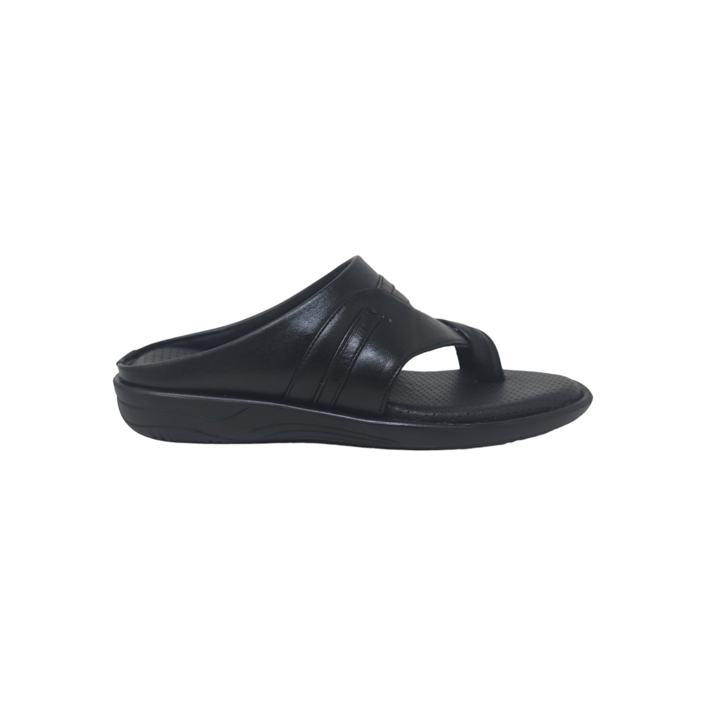 C-3790-109 Black Mens Slippers & Flip Flops