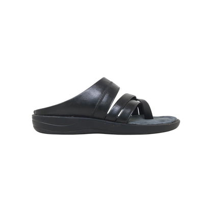 C-3820-357 Black Mens Slippers & Flip Flops