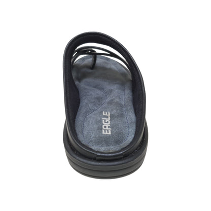 C-3820-357 Black Mens Slippers & Flip Flops