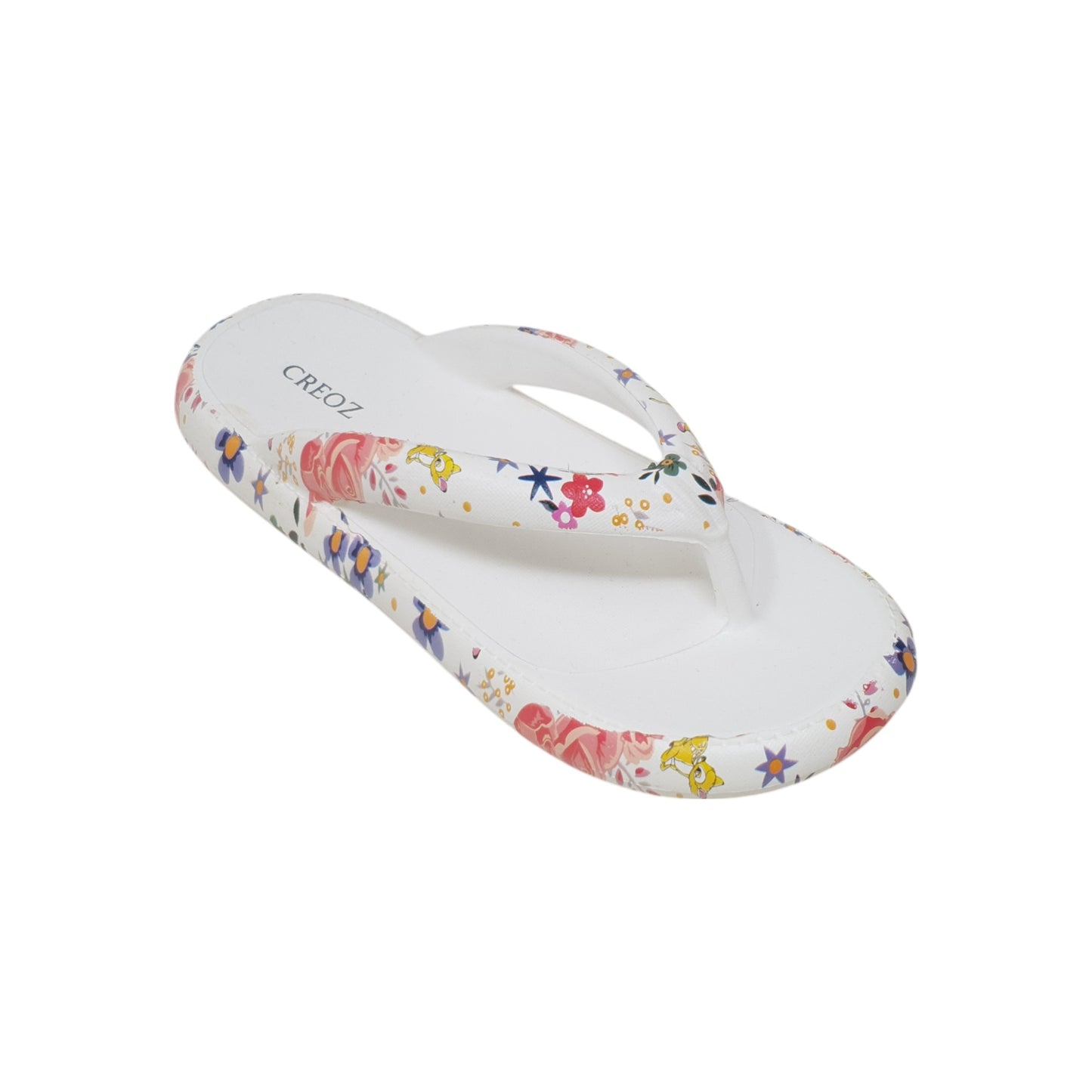 CR-331 White Womens Slippers