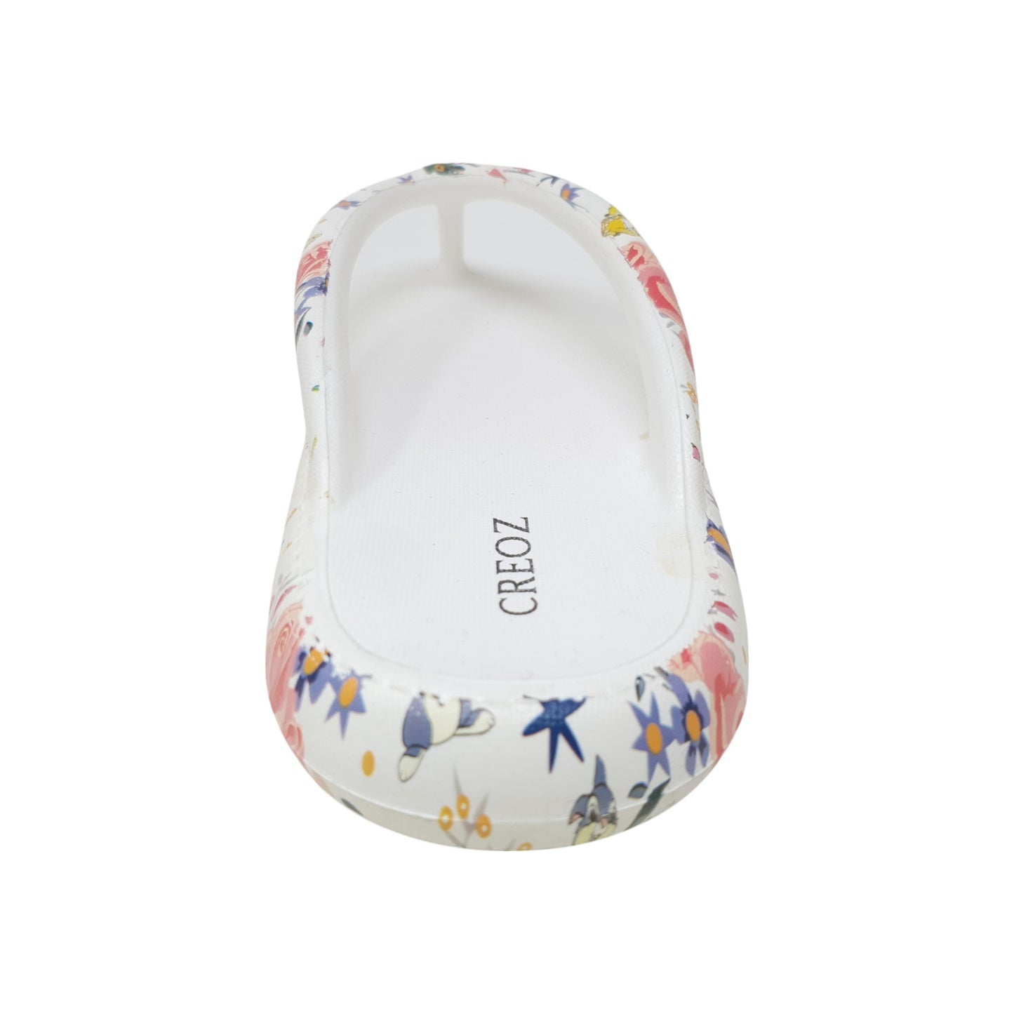CR-331 White Womens Slippers