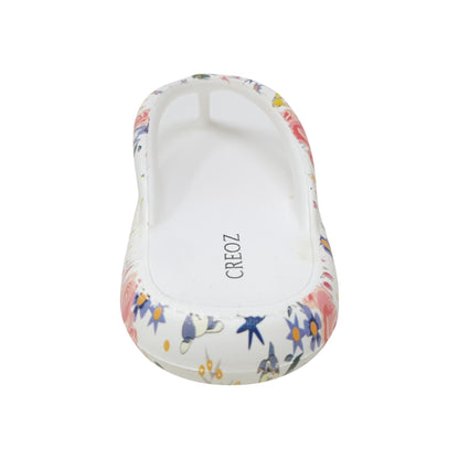 CR-331 White Womens Slippers