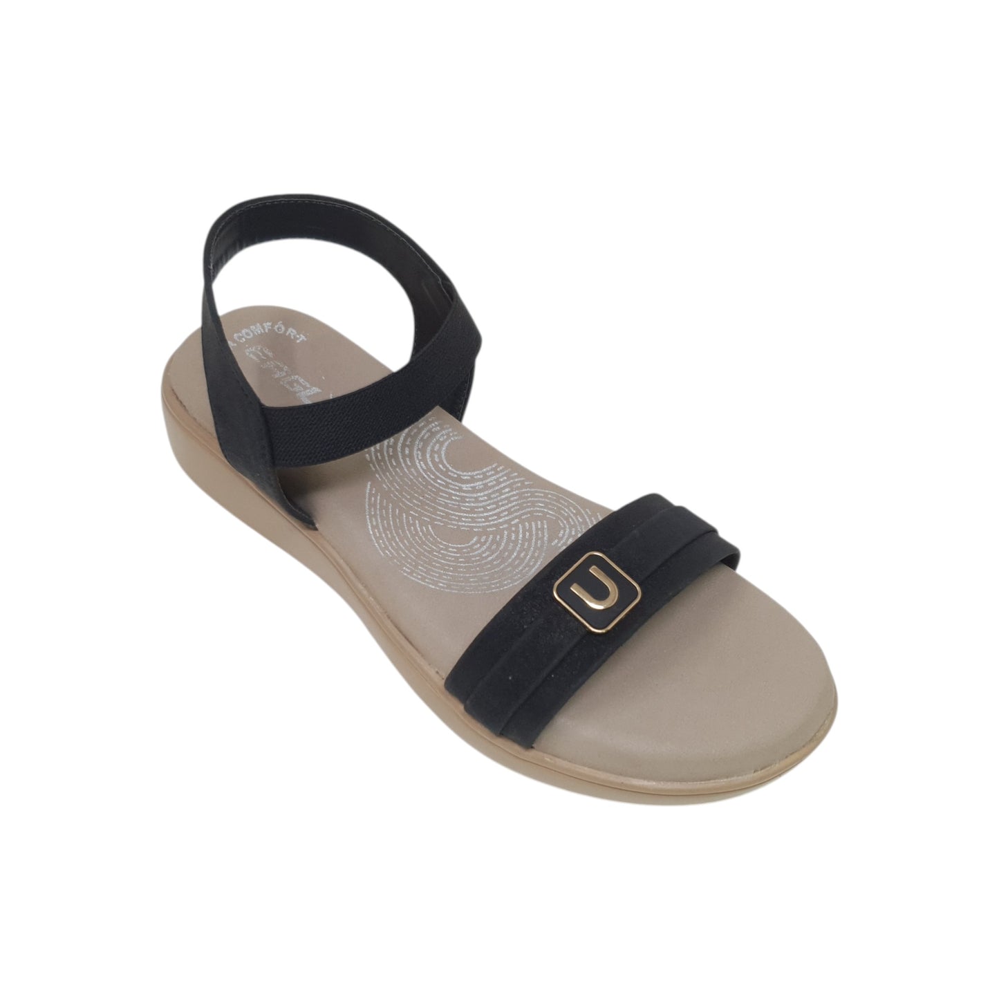 DPK-235 Black Womens Sandals