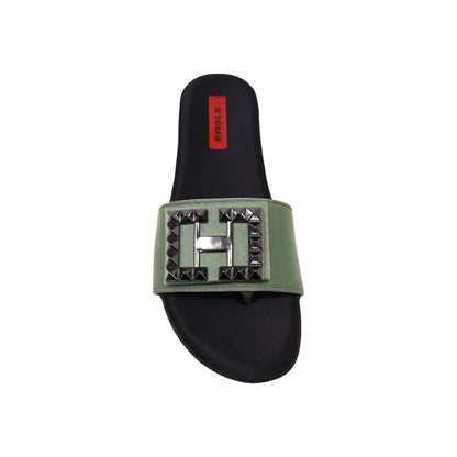 DY-235 Green Womens Flats