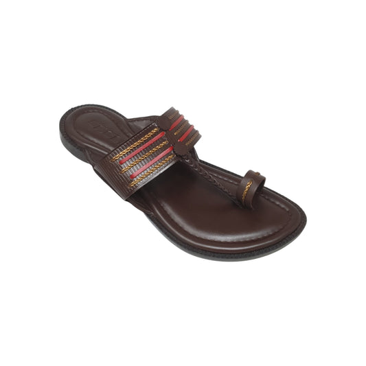 FB-4608 Brown Mens Kolhapuris & Ethnics