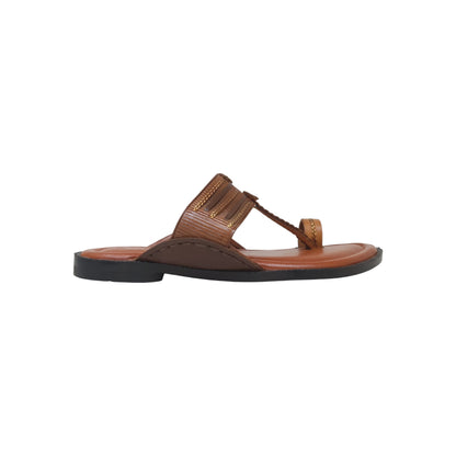 FB-4608 Tan Mens Kolhapuris & Ethnics