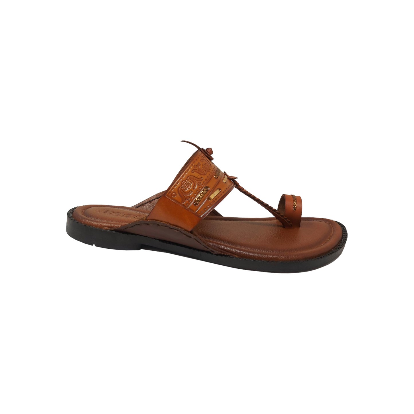 FB-4618 Tan Mens Kolhapuris & Ethnics