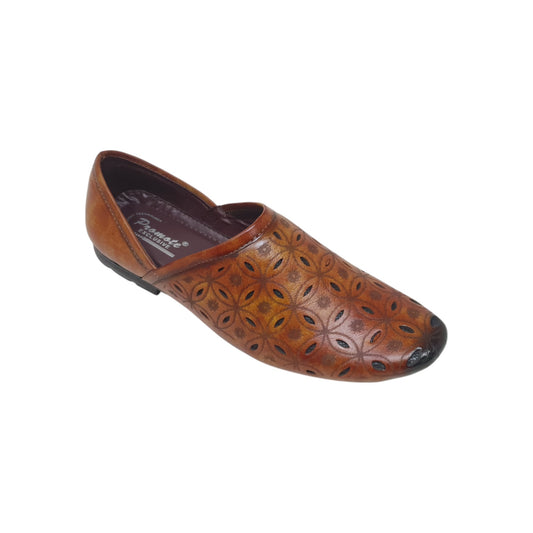 HA-5027 Tan Mens Kolhapuris & Ethnics