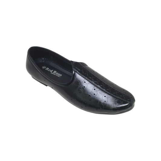 HA-5033 Black Mens Kolhapuris & Ethnics