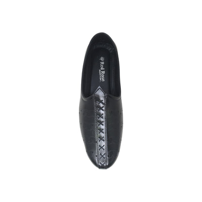 HA-5033 Black Mens Kolhapuris & Ethnics