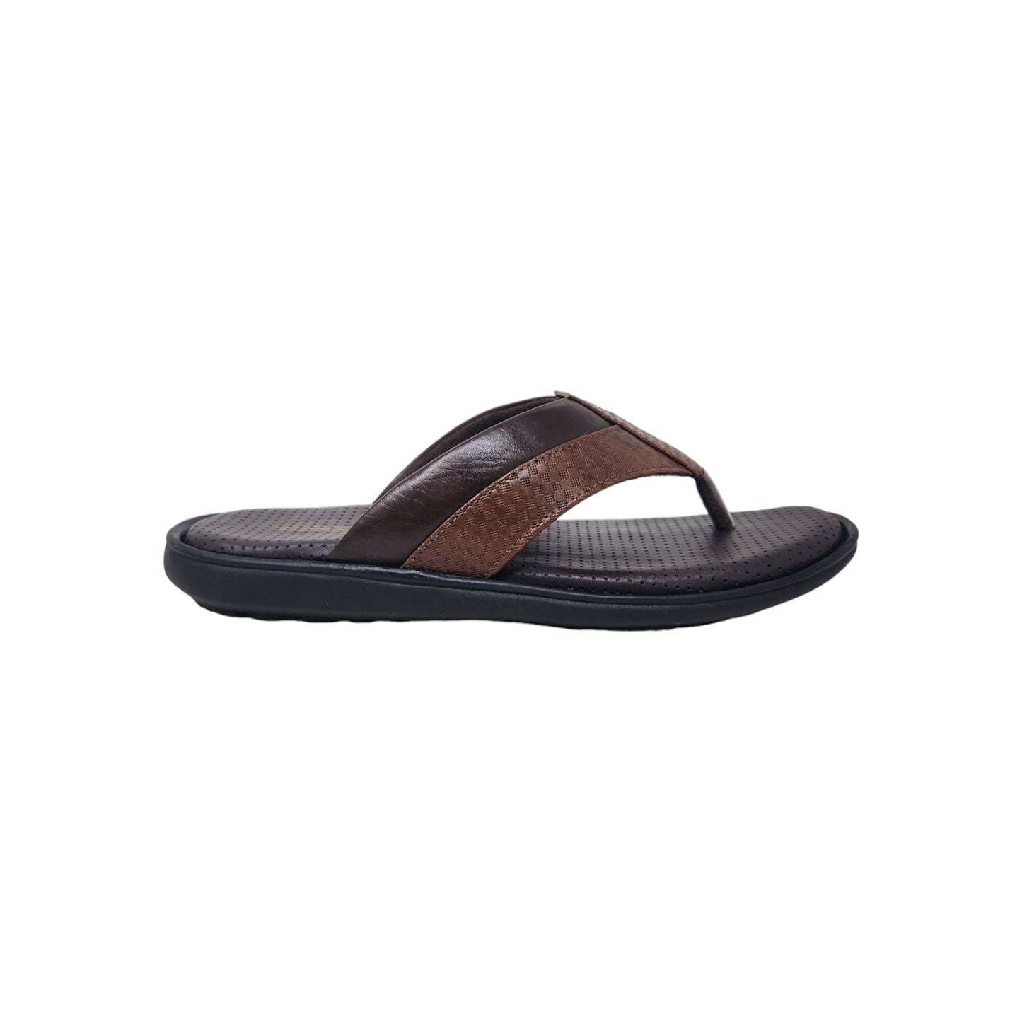 JK-183-404 Brown Mens Slippers & Flip Flops