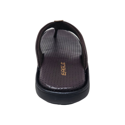 JK-183-404 Brown Mens Slippers & Flip Flops
