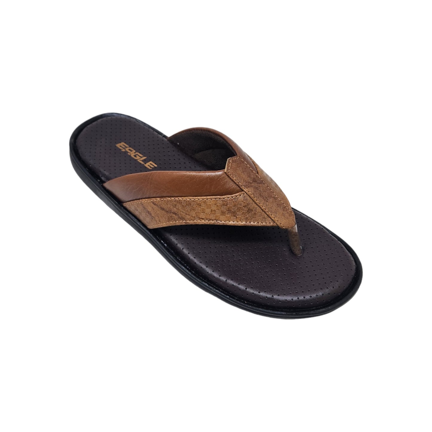 JK-183-404 Tan Mens Slippers & Flip Flops