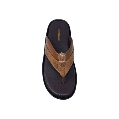 JK-183-404 Tan Mens Slippers & Flip Flops