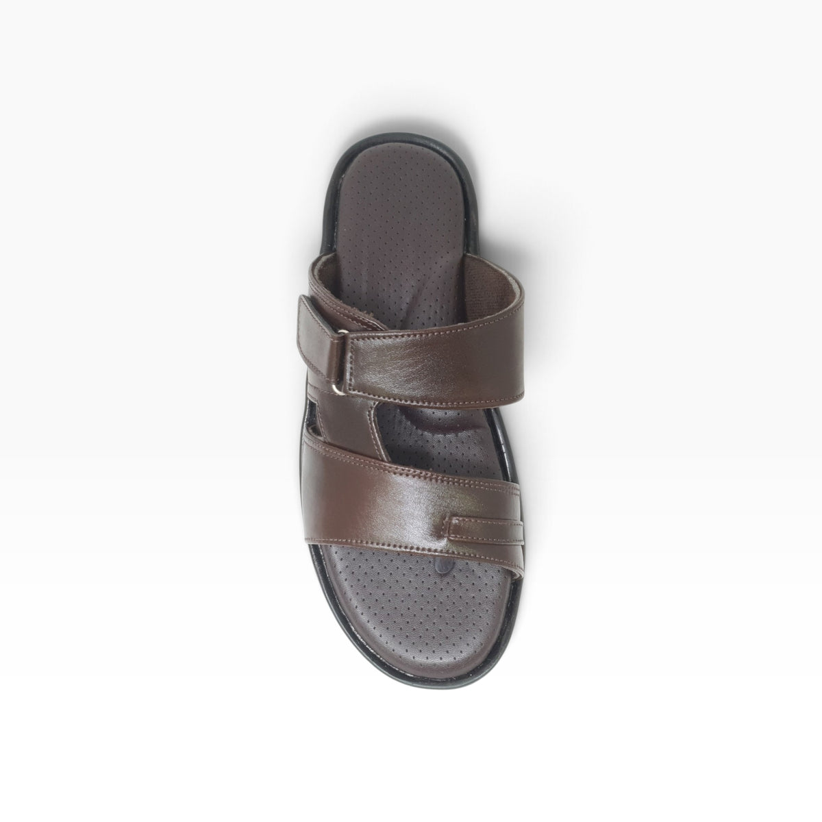 JK-2018-111 Brown Mens Slippers & Flip Flops