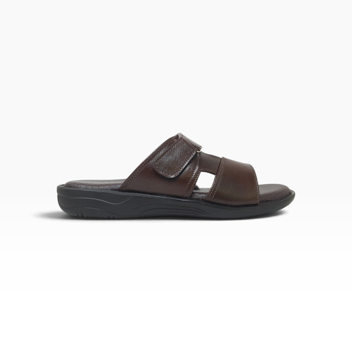 JK-2018-111 Brown Mens Slippers & Flip Flops