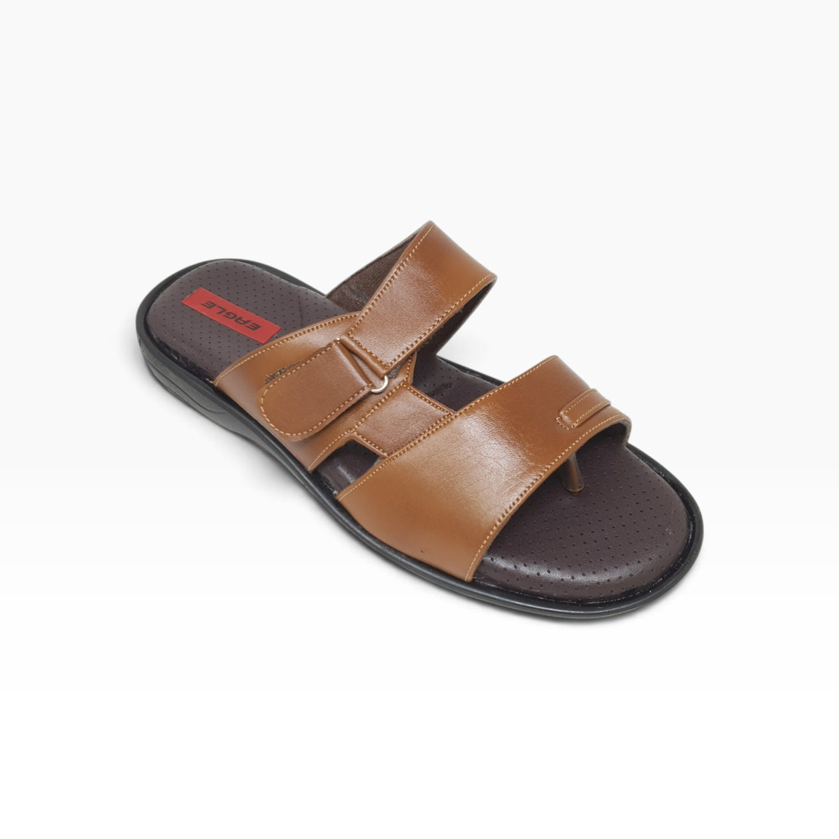 JK-2018-111 Tan Mens Slippers & Flip Flops
