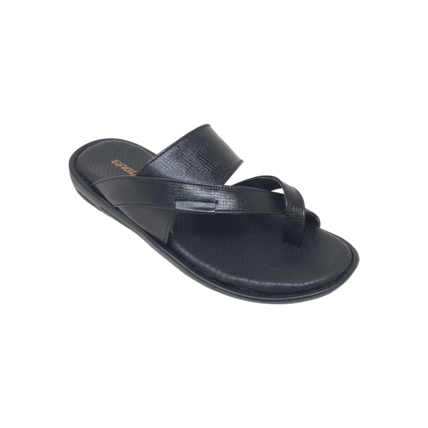 JK-8035-382 Black Mens Slippers & Flip Flops