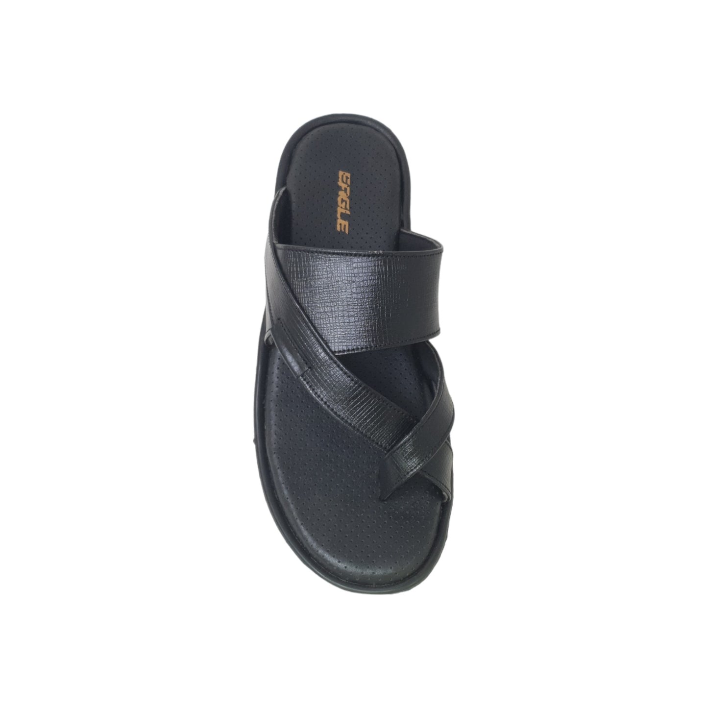 JK-8035-382 Black Mens Slippers & Flip Flops