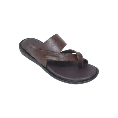 JK-8035-382 Brown Mens Slippers & Flip Flops
