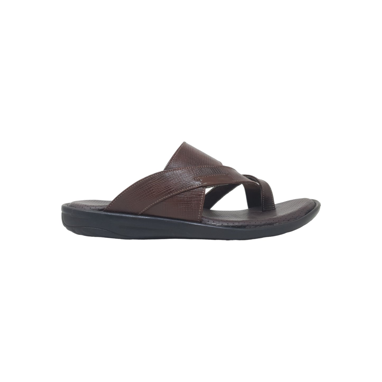 JK-8035-382 Brown Mens Slippers & Flip Flops