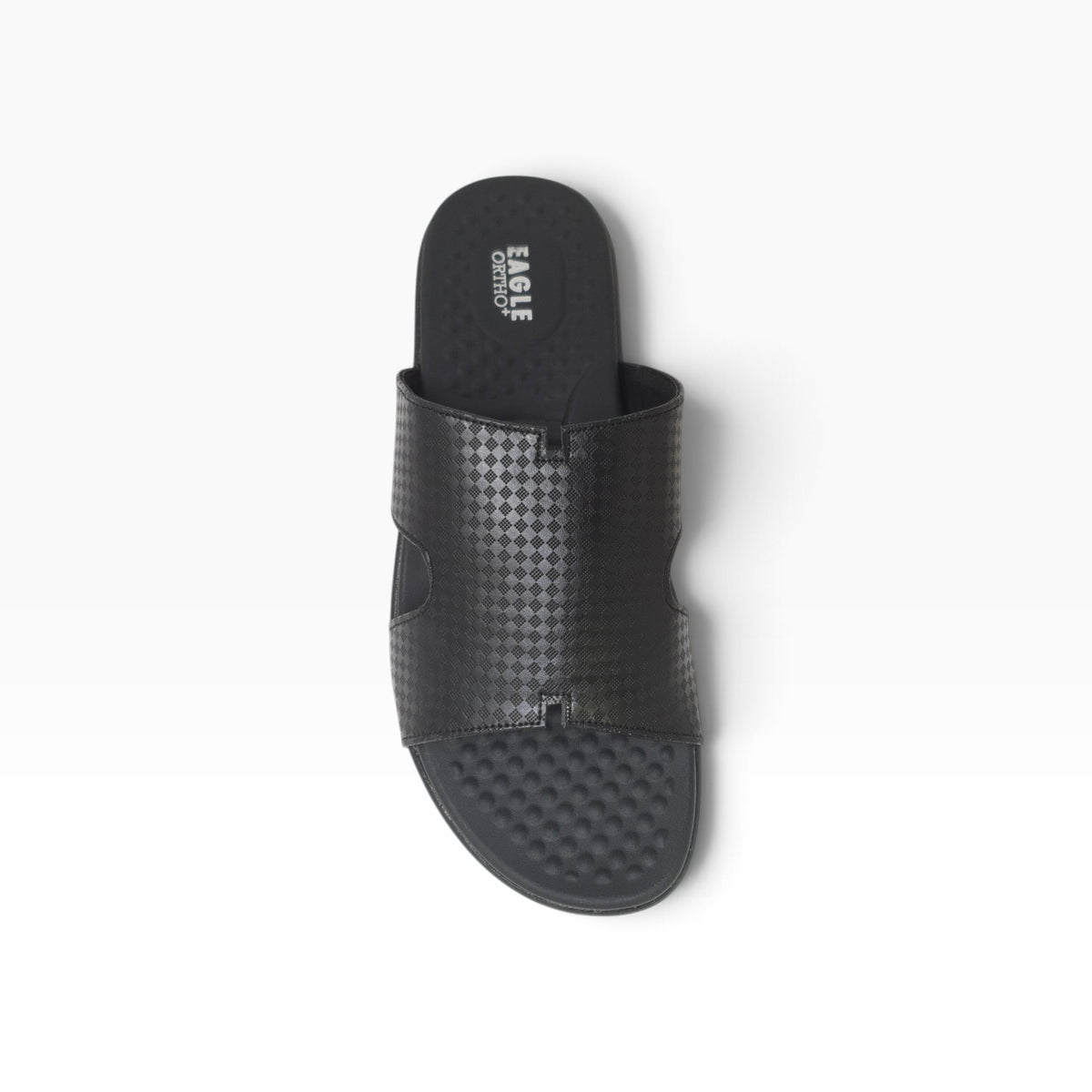 JK-8108-434 Black Mens Slippers & Flip Flops